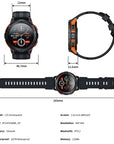 TYME TSWC25OG-04 Orange Colour Smart Watch