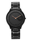 Titan Edge Metal Black Dial Stainless Steel Strap Watch 1843NM03