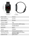 TYME TSWNY30BK-01 Black Smart Watch