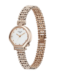 Titan 95432WM01 Women's Quartz Watch – White Dial, Metal Band