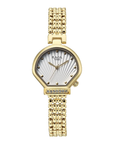 Titan 95432YM01 Raga Spotlight Women's Quartz Watch – White Dial, Metal Band