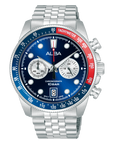Alba A4B025X1 Men's Quartz Chronograph Stainless Steel Watch