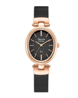 Alexandre Christie AC2C08LHBRGBA Passion Women's Black Dial Black Stainless Steel Watch