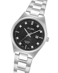 Alba AH7ES3X1 Women's Black Dial Sapphire Glass Stainless Steel Watch VJ22 (30.5mm)