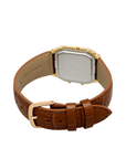 Casio Vintage AQ-230EGL-9ADF Analog-Digital Brown Leather Gold-Tone Watch