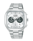 Alba AT3L07X1 Men's Quartz Chronograph Stainless Steel Watch