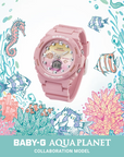 Casio Baby-G BGA-320AQ-4ADR Aquaplanet Collaboration Model Analog-Digital Combination Women