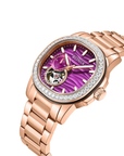 Bonia B10826-2503SLE Elegance Women's Watch โ Purple Dial, Stainless Steel Band