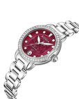 Bonia B10872-2367S Elegance Women's Quartz Watch – Purple Dial, Stainless Steel Band