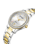 Bonia Women's Silver Dial Two-Tone IP Silver & IP Gold Stainless Steel Watch B10884-2117S
