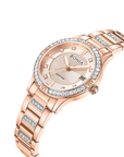 Bonia B10904-2573S Elegance Women's Quartz Watch โ Pink Dial, Stainless Steel Band