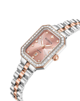 Bonia B10944-2677S Elegance Women's Quartz Watch – Pink Dial, Stainless Steel Band