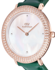 Daniel Wellington DW00100826 Crystalline Bezel Green Croc Rose Gold Watch