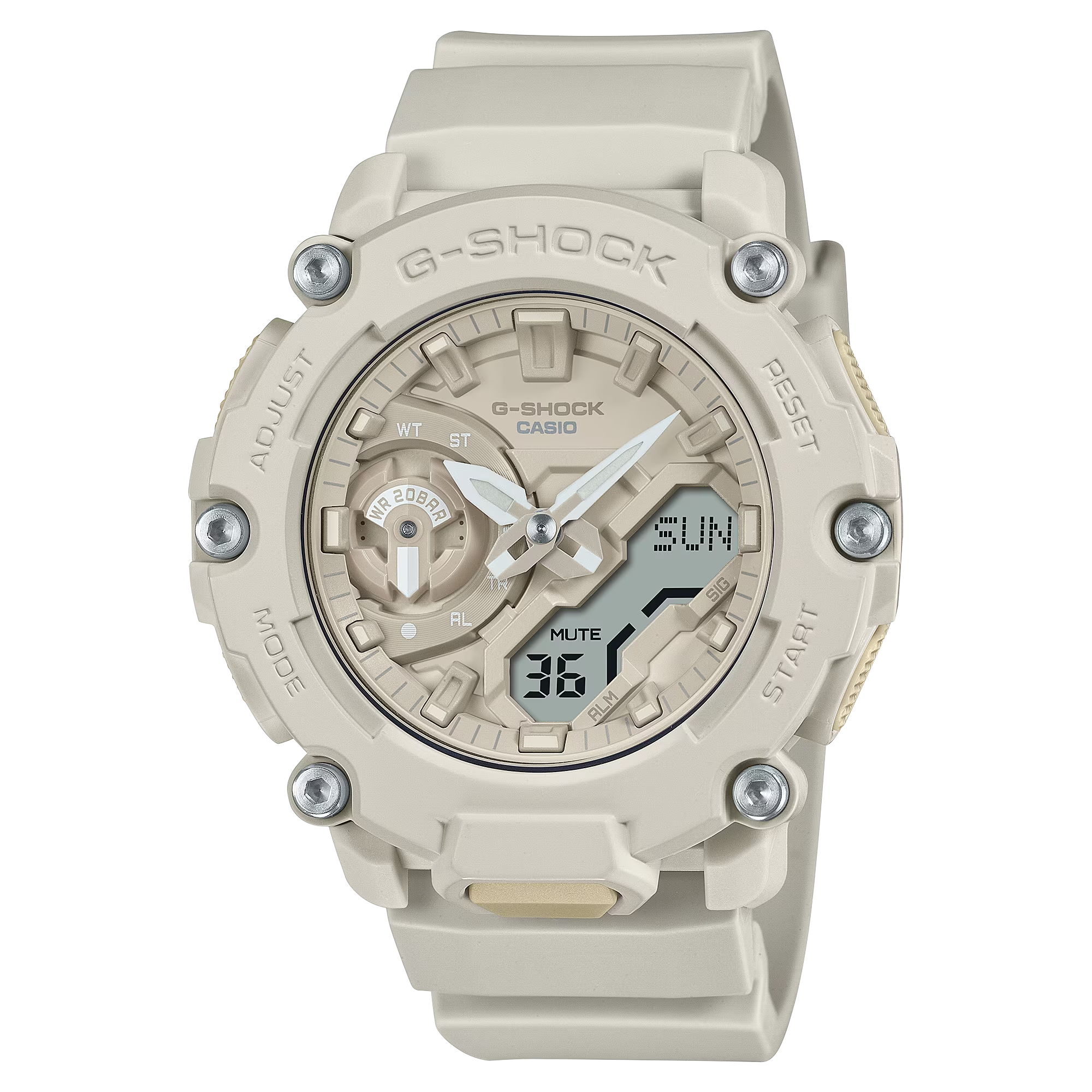 Casio G-Shock GA-2200NC-7ADR Analog-Digital Combination Public