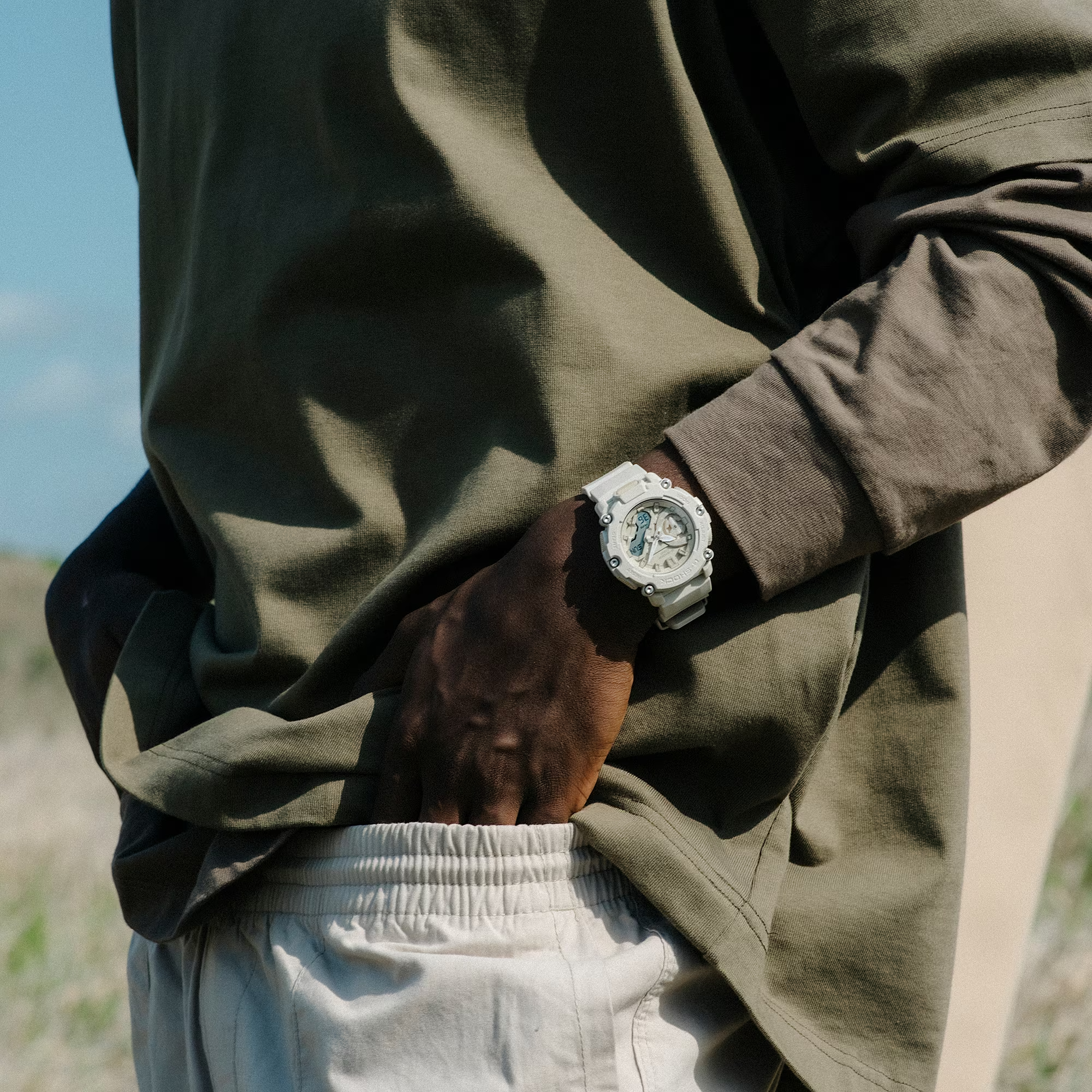 Casio G-Shock GA-2200NC-7ADR Analog-Digital Combination Public