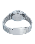 Casio LTP-VT03D-7BDF Women's White-Dial Stainless Steel Analog Watch