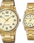 Casio M/LTP-V001G-9B Analog Couple