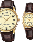 Casio M/LTP-V001GL-9B Analog Couple