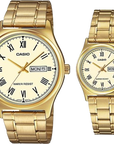 Casio M/LTP-V006G-9B Analog Couple