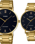 Casio M/LTP-VT01G-1B Analog Couple