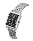 Casio MTP-B190D-1BVDF Men's Black-Dial Rectangular Analog Watch