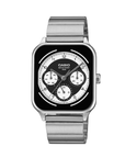 Casio MTP-M307D-1BVDF Men's Black-Dial Stainless Steel Multi-Dial Analog Watch