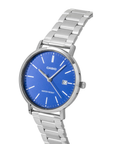 Casio MTP-VT05D-2EDF Men's Silver/Blue Analog Watch