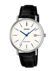 Casio MTP-VT05L-7EDF Men's Silver/White/Black Analog Watch