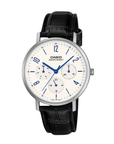 Casio MTP-VT06L-7BDF Men's Silver/White/Black Analog Watch