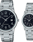 Casio M/LTP-V002D-1B Analog Couple