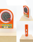 Casio PQ-75-4D Orange Digital Table Alarm Clock