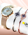 Q&Q Japan By Citizen Q08A-003PY Analog (SET)