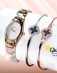 Q&Q Japan By Citizen Q20A-003PY Analog (SET)