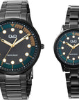 Q&Q Q50B/Q52B-004PY Analog Couple