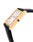 Seiko Classic SWR104P1 Men's Gold-Tone Quartz Leather Watch