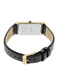 Seiko Classic SWR104P1 Men's Gold-Tone Quartz Leather Watch