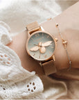 Olivia Burton OB16EX116 3D Bee Quartz