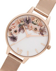 Olivia Burton OB16PP57 Watercolour Florals Quartz