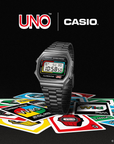 Casio A168WEUC-1ADR UNO™ collaboration model Vintage Digital
