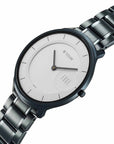 Titan Edge Murals Men's White Dial Blue Stainless Steel Watch 1843QM04