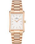 Daniel Wellington DW00100702 – Women’s The Bound 9-Link Rose Gold Quartz Watch
