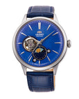 Orient RA‑AS0103A30B Classic Sun & Moon Open Heart Automatic Watch