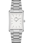 Daniel Wellington DW00100701 โ Womenโs The Bound Link Silver Rectangular Quartz Watch