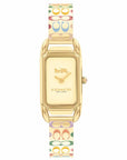 Coach 14504195 – Women’s Ionic-Plated Thin Gold Steel-Strap Quartz Watch