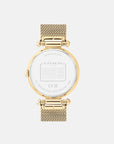 Coach 14000112 Cary Watch- Women’s Gold-Tone Mesh Bracelet Quartz Watch (34mm)