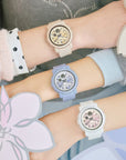 Casio Baby-G BGA-290FL-2ADR – Pastel Blue Floral Shock-Resistant Watch