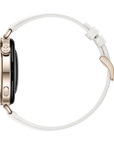HUAWEI WATCH GT 6 (41 mm) – White Stainless Steel Smartwatch with Composite Leather Strap