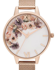 Olivia Burton OB16PP57 Watercolour Florals Quartz