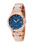 Bonia Cristallo Rosegold Elegance B10596-2587 Analog Quartz Watch