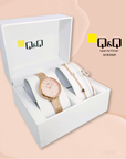 Q&Q Japan By Citizen QC35J002Y Analog (SET)
